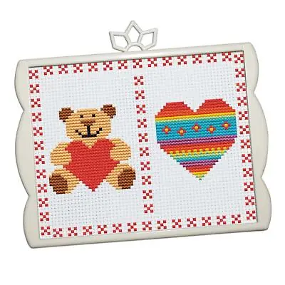 £6.24 • Buy DIY Animals Cross Stitch Kit For Kids Children 11CT Counted Bear