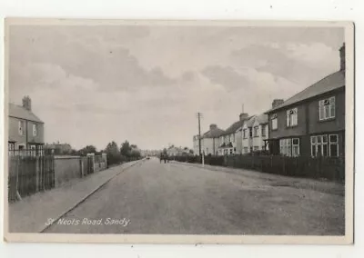 £5.66 • Buy Sandy St Neots Road Bedfordshire Vintage 1920s Postcard 540c