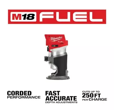 Milwaukee M18 FUEL Compact Router (2723-20) • $149