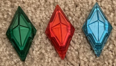 $40 • Buy Pokemon Z Ring Crystal Firium Z, Waterium Z & Grassium Z Crystal 3-Pack