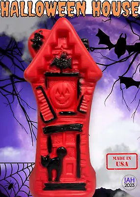 JAH Blow Mold Halloween House New Made In USA Christmas Decoration • $89.95