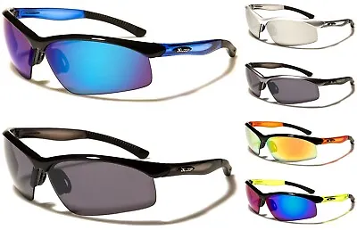 X-LOOP Mens Or Ladies Sunglasses Wrap Sports Cycling Running Summer Glasses New • £10.99