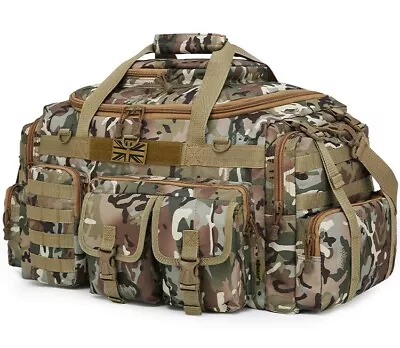 Kombat UK Saxon Tactical Army Military Camouflage Holdall Molle Travel Bag 65L • £36.99