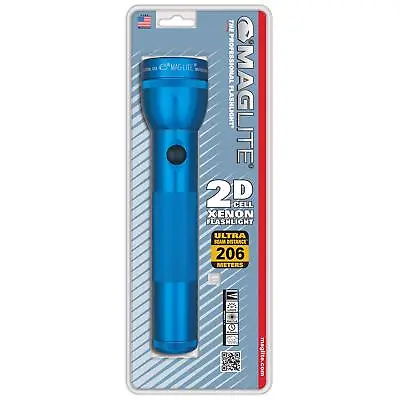 Maglite Heavy-Duty Incandescent 2-Cell D Flashlight Blue • $33.04
