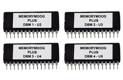 MOOG MemoryMoog Plus OS Version Dbm Firmware Update Upgrade Memory ROM Eprom • $80.77