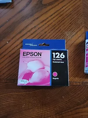 Genuine Epson 126 Magenta Ink WF3520 WF3540 WF7010 WF7510 WF7520 SEALED BOX • $18