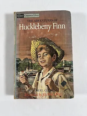 Vintage Companion Library The Adventures Of Huckleberry Finn Hardcover 1963 #23 • $5.52