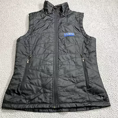 UCSB Gauchos Vest Womens Large Black Columbia Omni-Heat Jacket UC Santa Barbara • $27.22