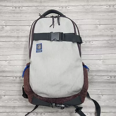 Volcom Field Trip Canvas Backpack Sport Outdor Size 18 X12 X6  Adjustable Straps • $19.99