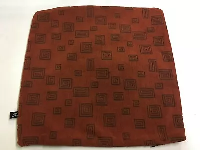 17  X 17  Mid Century Retro Modern Abstract Geometric Red Epingle Pillow Cover • $40