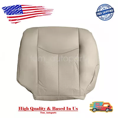 For 2003 2004 2005 2006 Cadillac Escalade Leather Driver Bottom Seat Cover Tan • $20.99