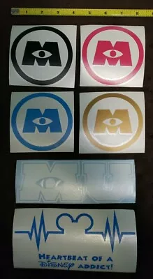 (6pc) Mickey Mouse/Disney™️ Vinyl Decal Sticker Lot  DIE-CUT  Love University MU • $1.50