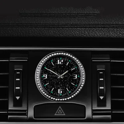 $9.89 • Buy Luminous Diamond Car Digital Watch Quartz Watch Rubber Base Interior Accessories