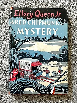 The Red Chipmunk Mystery By Ellery Queen • $14.95