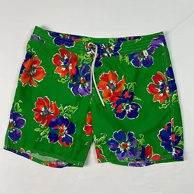 Polo Ralph Lauren Mens Board Shorts 38 Vintage Hawaiian Floral Swim Trunks 7  • $17.99