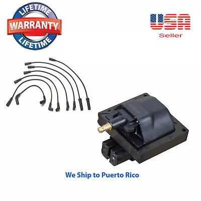 $35.99 • Buy SET OF Spark Plug Wire, Ignition Coil FOR Chevrolet GMC Isuzu Oldsmobile V6 4.3L