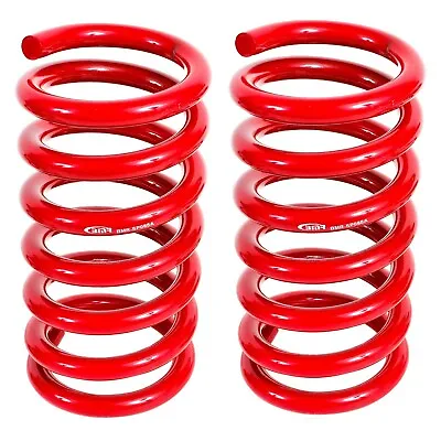 BMR Rear Drag Version Lowering Springs Red FITS 15-17 S550 Mustang SP088R • $146.95