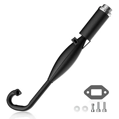2-Stroke Muffler Exhaust Pipe With Expansion Chamber - Angled Design With Pip... • $39.15
