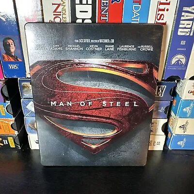 Man Of Steel (Blu-ray Disc SteelBook) DVD & Special Features Included • $14.99