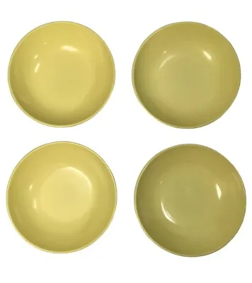 Windsor Melmac 408-7 Set Of 4 Bowls Small Bowl 5  Yellow Made In USA • $15.99