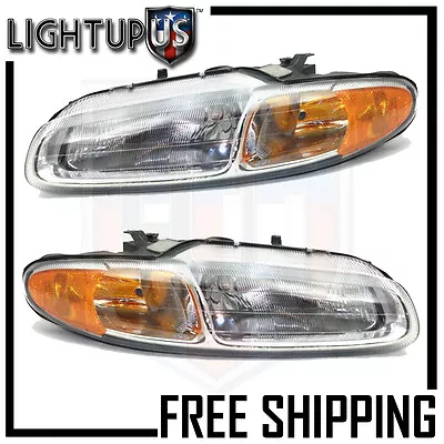 Headlights Headlamps Pair Left Right Set For 96-00 Sebring Convertible • $126.68