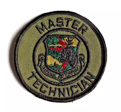 Vintage USAF Strategic Air Command Master Technician Patch ICBM *Unused* • $3.99