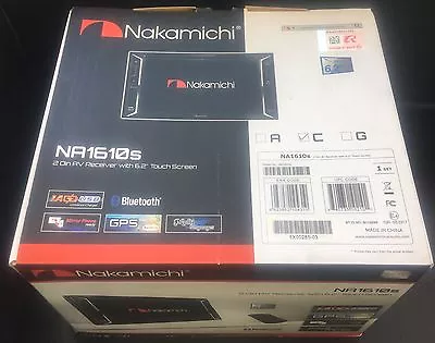 NAKAMICHI NA1610S 6.2 Indash Touchscreen GPS Navigation Bluetooth/DVD/CD/AUX/USB • $219.99