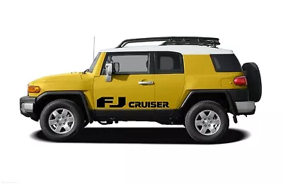 Toyota FJ CRUISER  - 2pcs Side Stripe Body Decal Graphics Vinyl Sticker Logo • $84.58