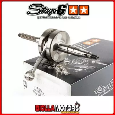 S6-8116600 CRANKSHAFT Stage6 Pro Replica Spinotto 10mm KREIDLER Vabene 50cc STAG • $132.85