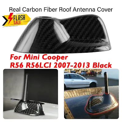 1pc Roof Antenna Cover For Mini Cooper R56 R56LCI 2007-2013 Real Carbon Fiber • $24.99