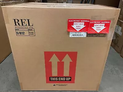 Brand New REL S/812 Powered Subwoofer White *MSRP: $3400 • $3099.99