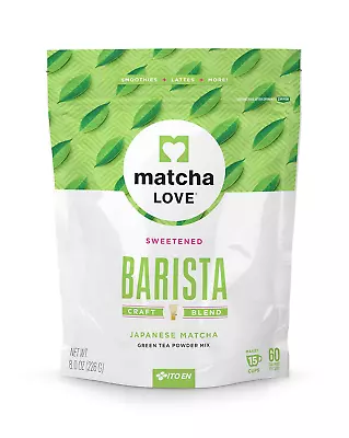 Green Tea Powder Packet Sweetened 8 Ounce • $40.36