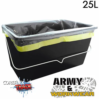 £6.95 • Buy 8 X Coral Trade 25 Litre Paint Scuttle Liners Decorators Roller Tray Bucket