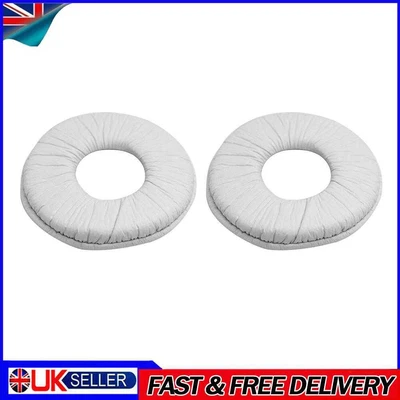 £5.60 • Buy 2pcs Ear Pillow Black/White Soft Sponge For SONY MDR-ZX100 ZX300 (White) UK