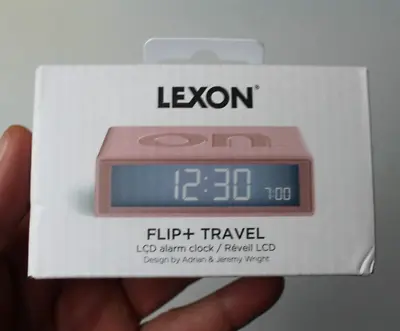 Lexon Flip +Plus TRAVEL Reversible LCD Alarm Clock *QUICK SHIP* [E] • $19.80