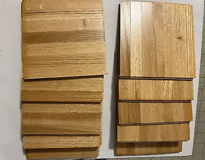 10 Pcs  Imperfect  White Oak Parquet Floor: @ 6 X6 X5/16  PREMIUM Oak Tiles NEW! • $25