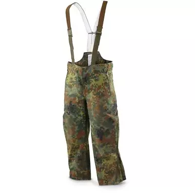 Used German Military Surplus Flecktarn Camo Field Pants With GORE-TEX • $42.95