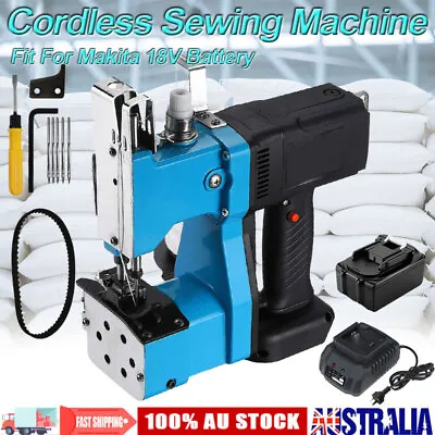 Cordless Automatic Bag Sewing Machine Seal Stitch Battery Charger For Makita 18V • $159.99