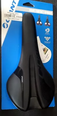 $34.99 • Buy 👀GIANT CONNECT Upright  BICYCLE SADDLE Black Bike Seat NOS!