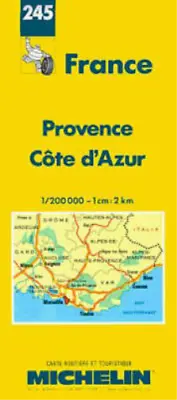 Michelin Map 245 France Provence Cote DAzur Michelin Travel Publications Used • £3.36