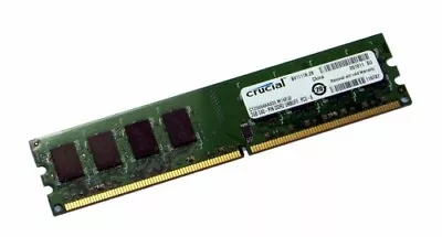 £4.50 • Buy Crucial CT25664AA800 (2 GB, PC2-6400 (DDR2-800), DDR2 RAM, 800 MHz, DIMM...
