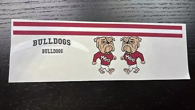 Mississippi State Bulldogs Mini Football Helmet Decal Set • $25