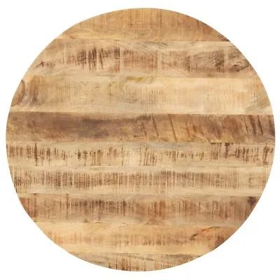 $53.99 • Buy VidaXL Solid Mango Wood Table Top Round Dining Room Kitchen Replacement Table