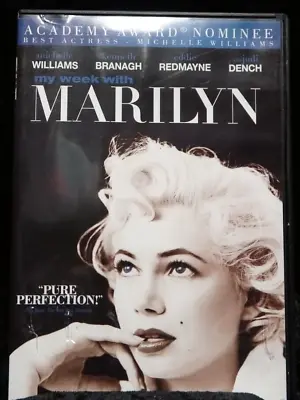 My Week With Marilyn 📀 Michelle Williams Emma Watson Judi Dench DVD Movie • $2.99