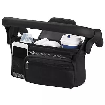 Stroller Storage Bag Stroller Holder Attachment Shopping Bag Mommy Bag Nappy Bag • £19.01