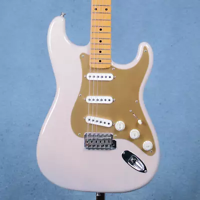 Fender MIJ Heritage 50s Stratocaster Electric Guitar W/Bag - White Blonde - Preo • $1784