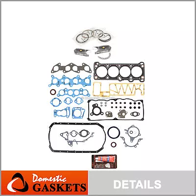 Engine Re-Ring Kit Fit 86-89 Mazda 323 Mercury Tracker 1.6L SOHC • $143.85