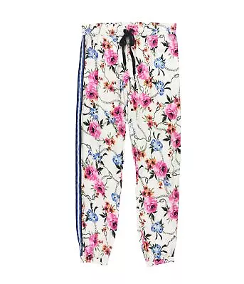 P.J. Salvage Womens Floral Print Pajama Jogger Pants Multicoloured Medium • $6.20