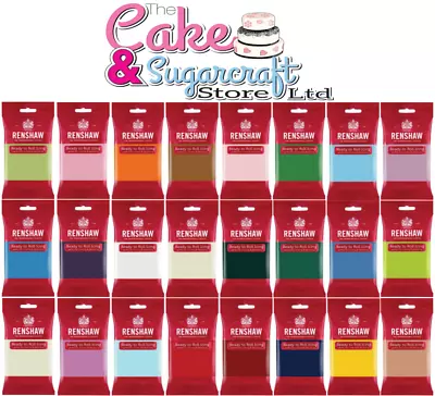 Choose Any 6 Renshaw Ready To Roll Icing 250g Each All Colours • £24