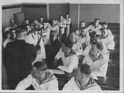 German Marines Training Use Gas Masks During World War Two German Old Photo • $9